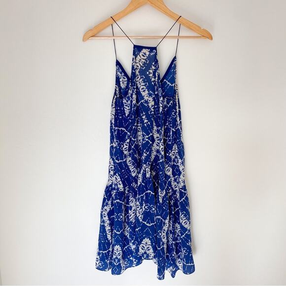 Rebecca Taylor Blue Batik Mini Dress - Picture 2 of 6